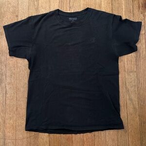 Vintage Champion Men's Black T-Shirt